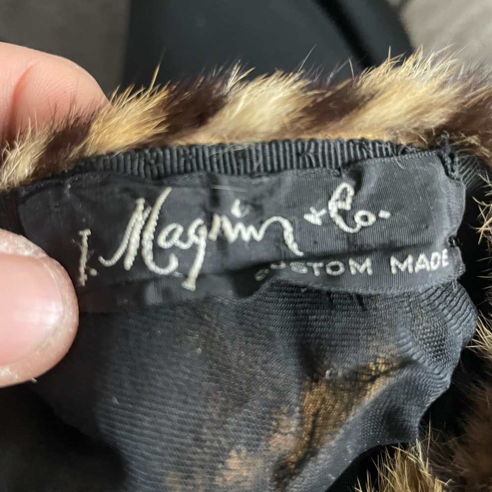 I.Magnin cheetah jacket and cheetah hat